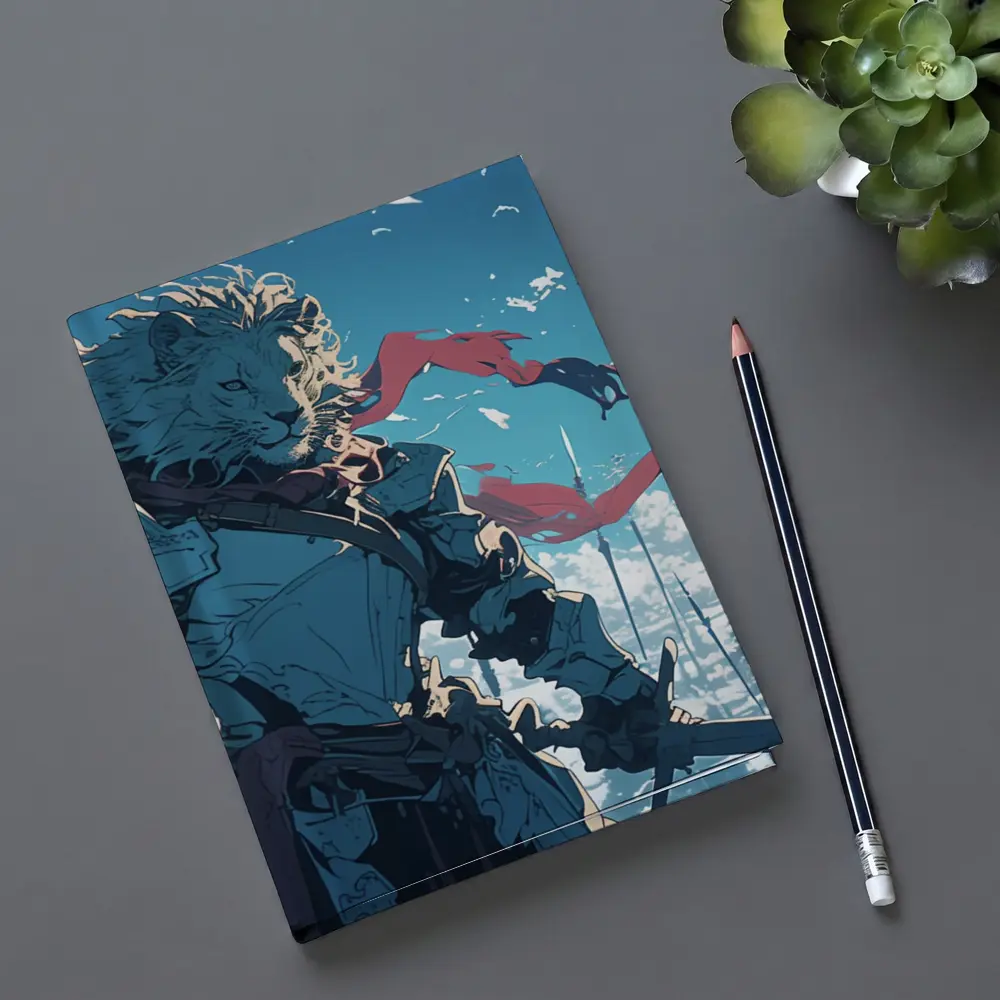 Anime Lion Knight Blue Sky Battle – Notebooks