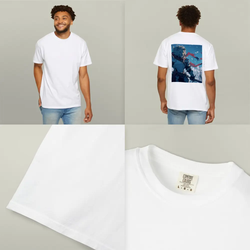 Anime Lion Knight Blue Sky Battle – T-Shirts