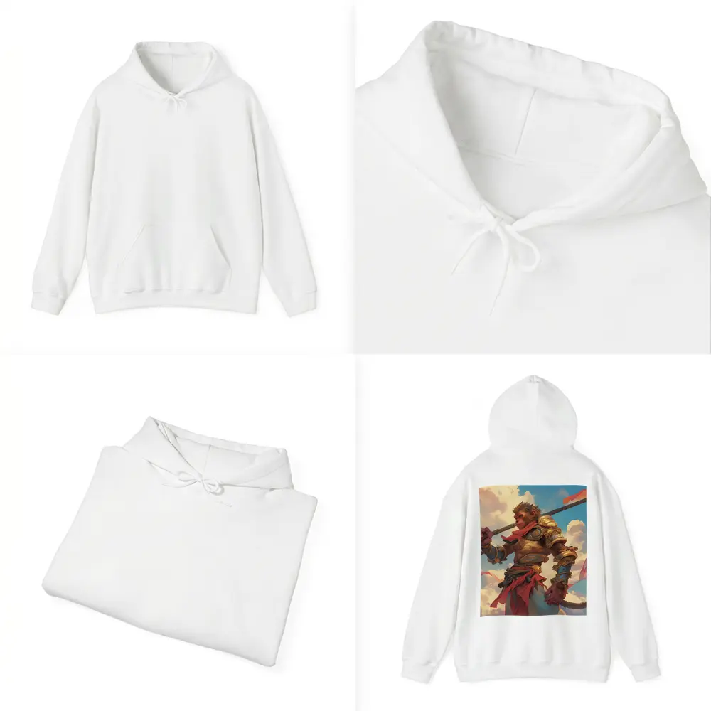 Sun Wukong Monkey King Clouds Fantasy Art – Hoodies