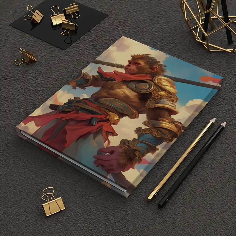 Sun Wukong Monkey King Clouds Fantasy Art – Notebooks