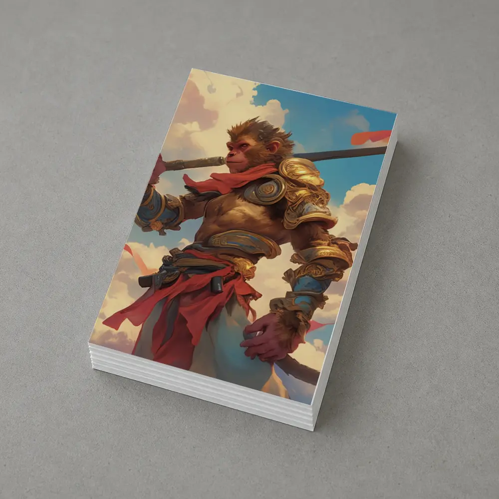 Sun Wukong Monkey King Clouds Fantasy Art – Postcards