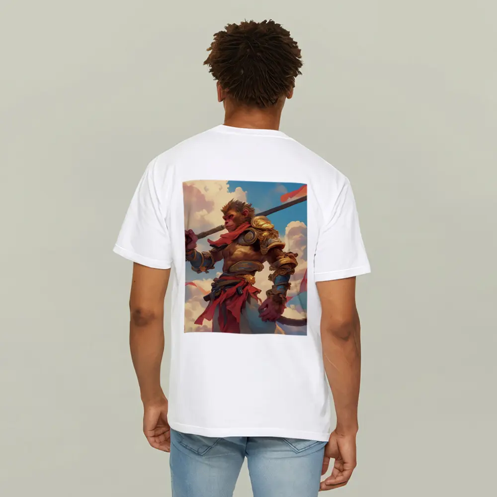 Sun Wukong Monkey King Clouds Fantasy Art – T-Shirts