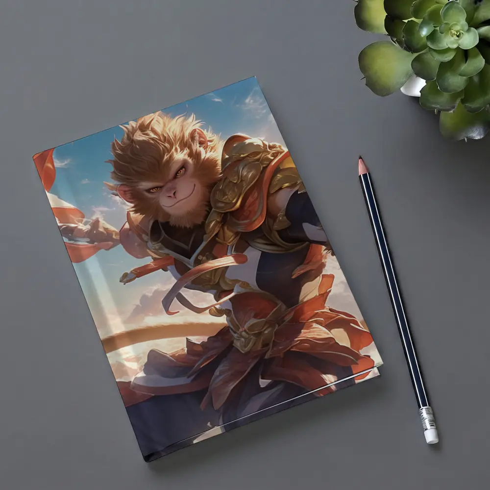 Sun Wukong Monkey King Clouds Fantasy Art – Notebooks