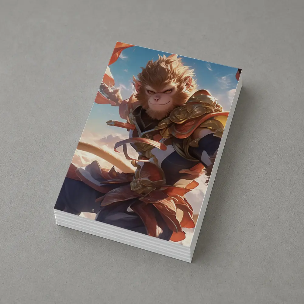 Sun Wukong Monkey King Clouds Fantasy Art – Postcards