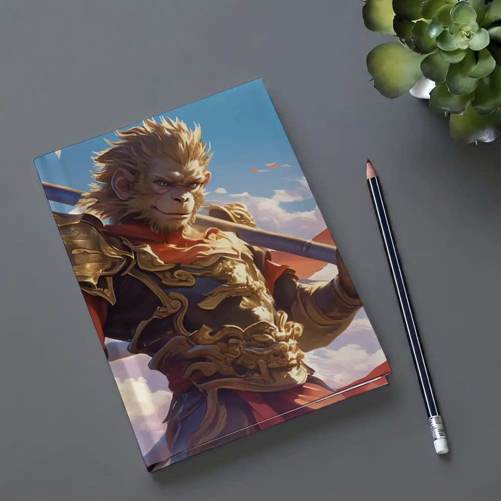 Sun Wukong Monkey King Golden Armor Sky – Notebooks