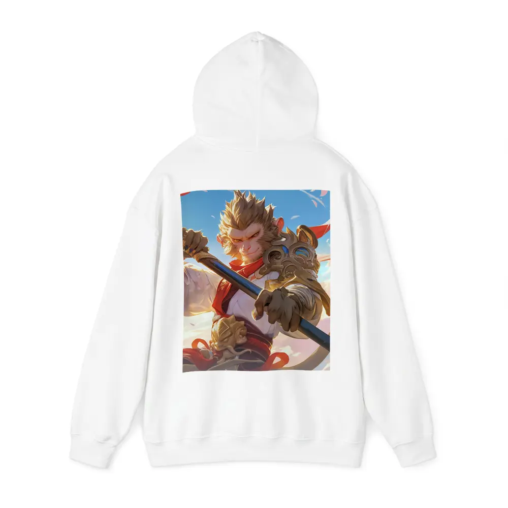 Monkey King Warrior Staff Sky Battle – Hoodies