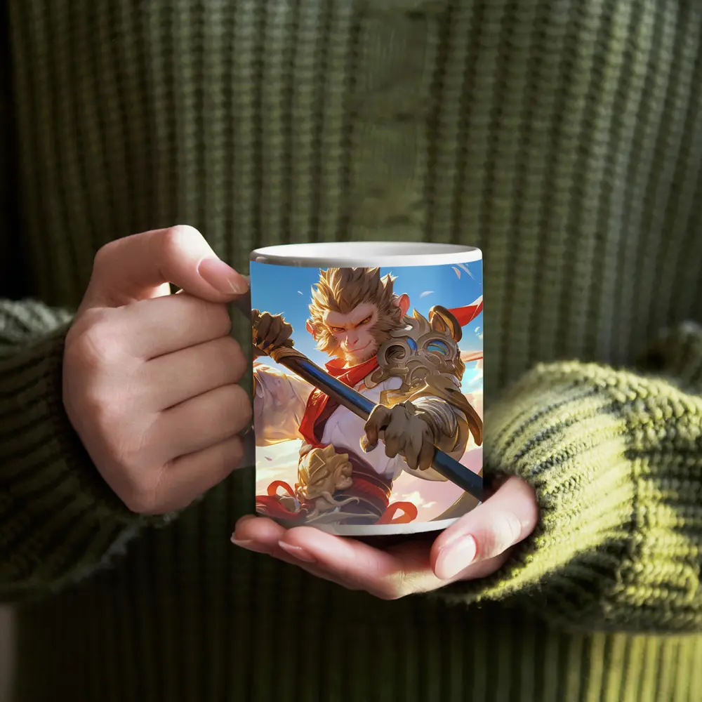 Monkey King Warrior Staff Sky Battle – Mugs