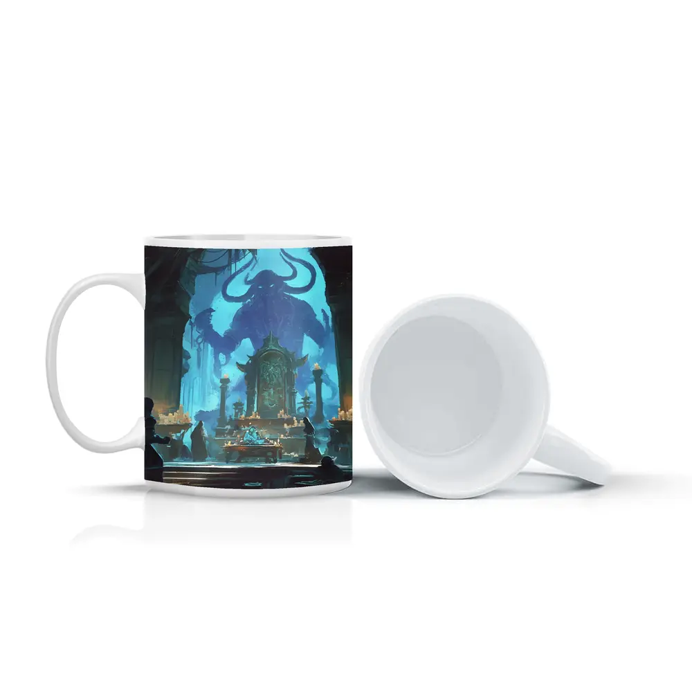 Dark Fantasy Ritual Hall Demon Summoning – Mugs