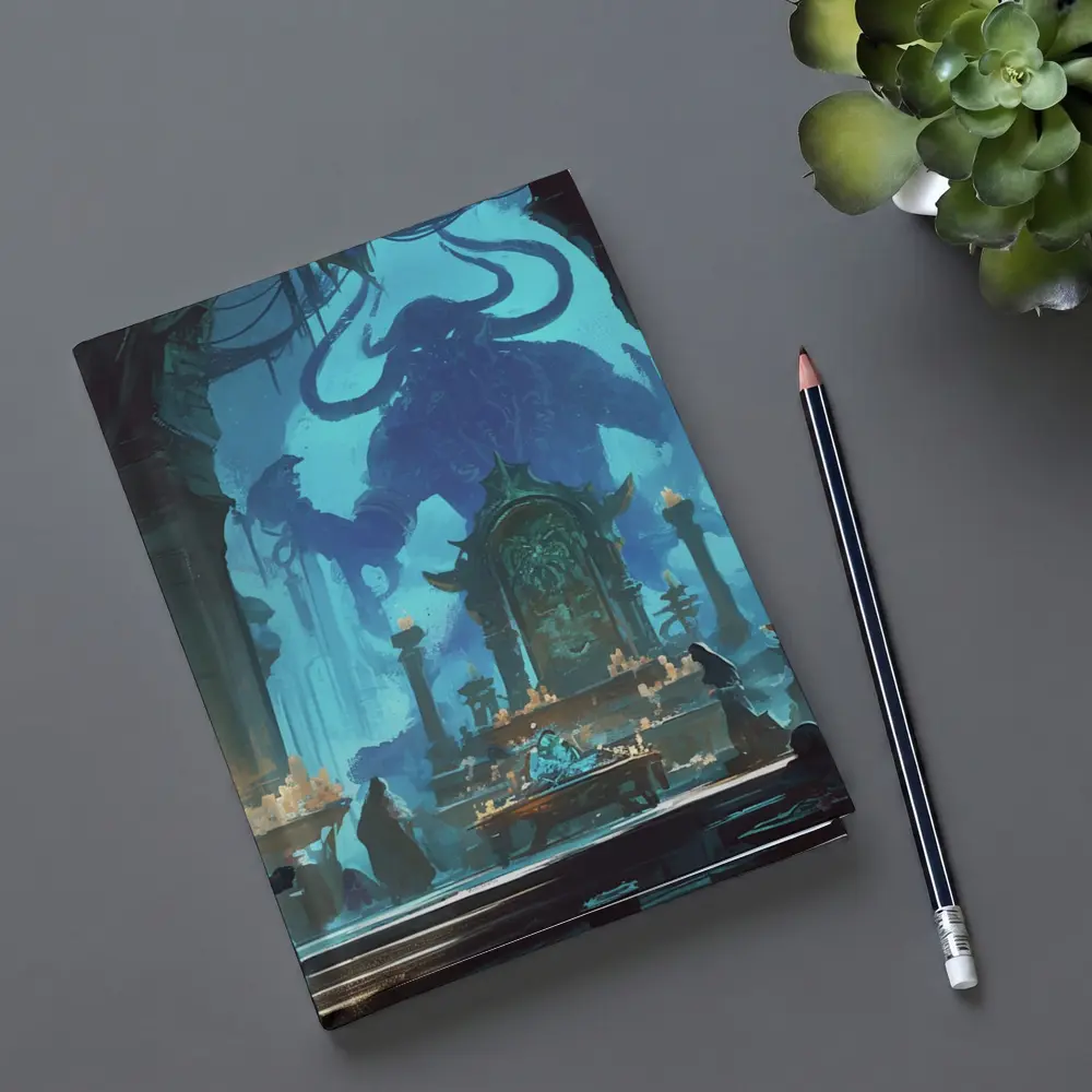 Dark Fantasy Ritual Hall Demon Summoning – Notebooks