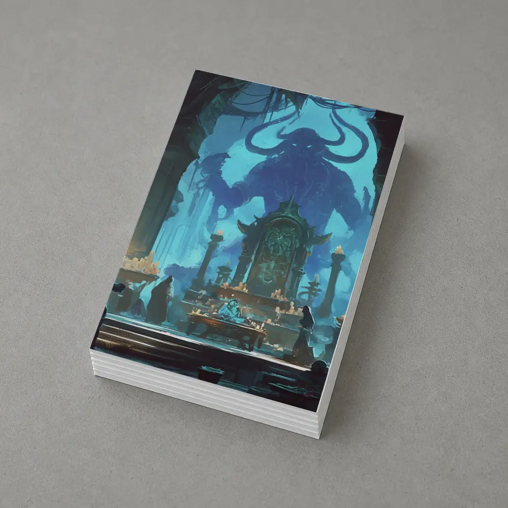 Dark Fantasy Ritual Hall Demon Summoning – Postcards
