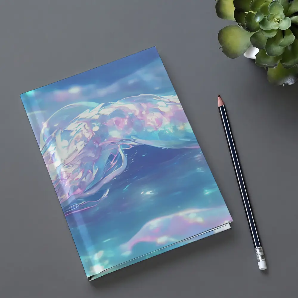 Anime Dragon Snake Swimming Blue Ocean Water – Notebooks