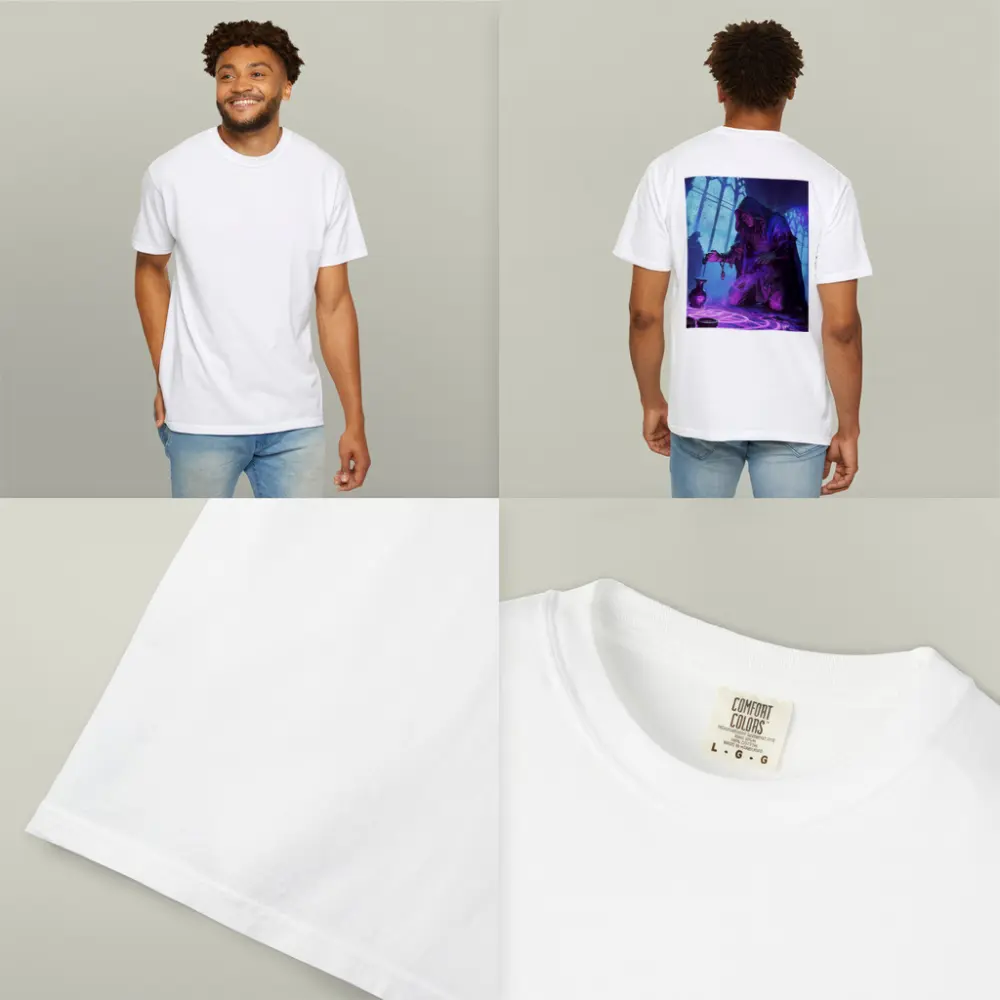 Dark Sorcerer Casting Magic Ritual Fantasy Art – T-Shirts