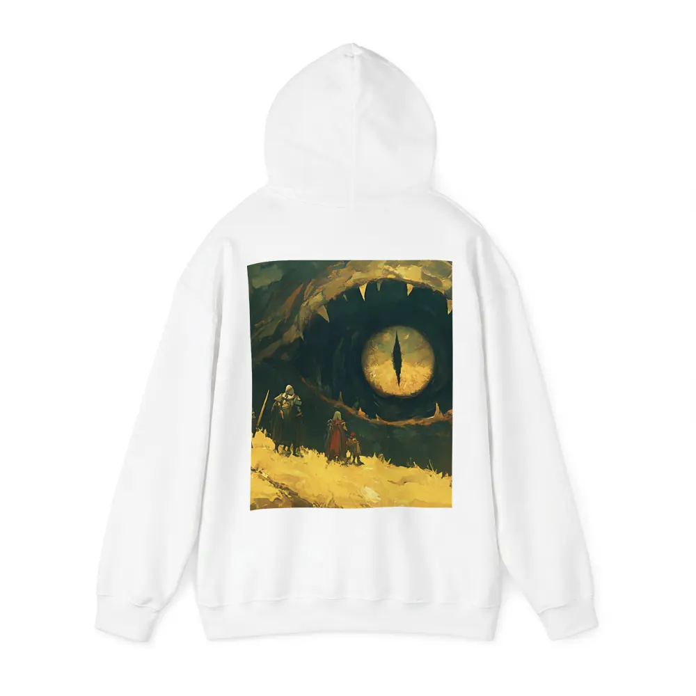 Fantasy Warriors Face Giant Dragon Eye – Hoodies