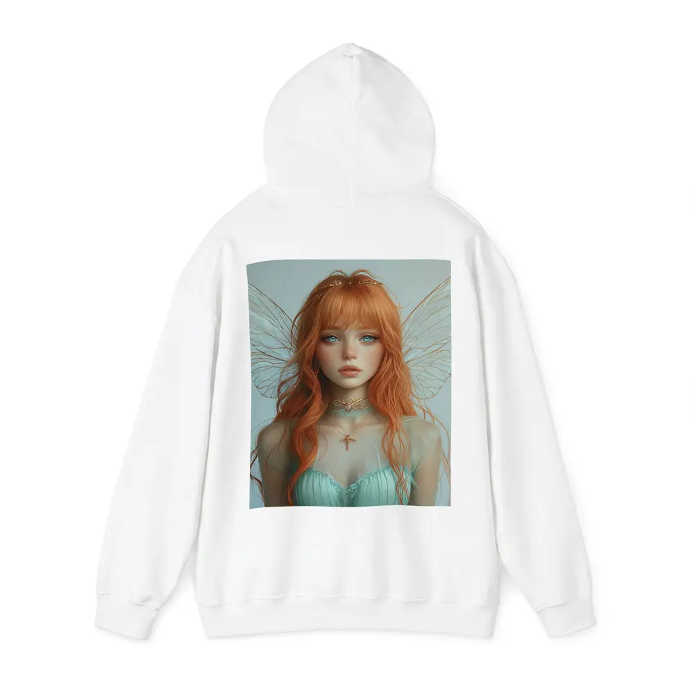Red Hair Fairy Girl Fantasy Digital Art – Hoodies