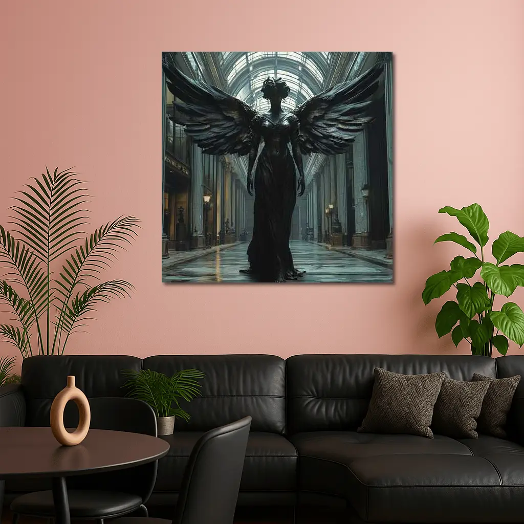 Dark Angel Wings Gothic Museum Hall – Wall Art