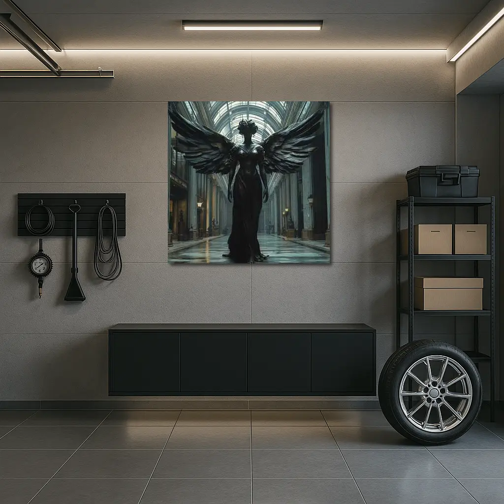 Dark Angel Wings Gothic Museum Hall – Wall Art