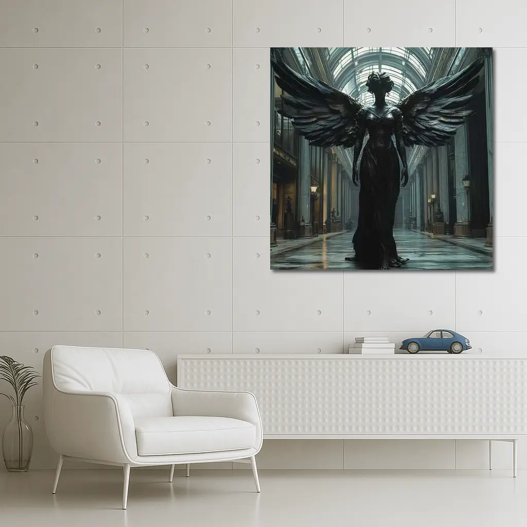 Dark Angel Wings Gothic Museum Hall – Wall Art