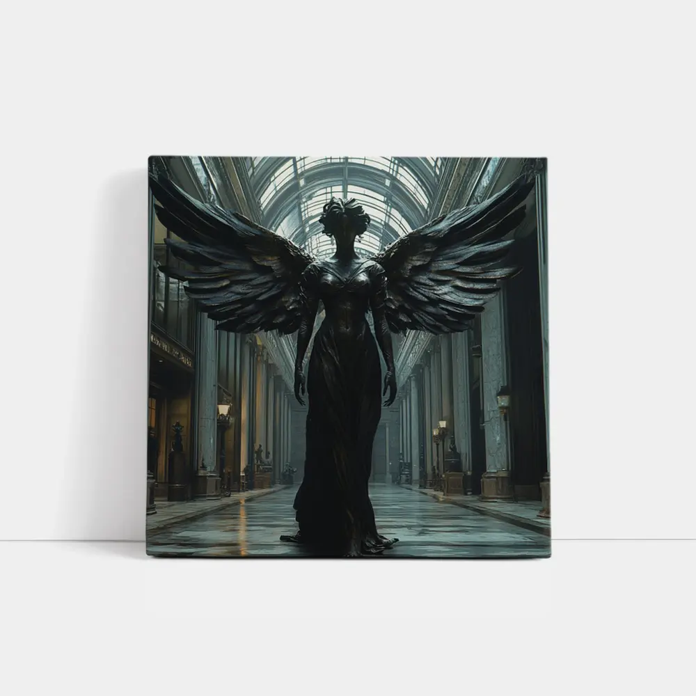 Dark Angel Wings Gothic Museum Hall – Wall Art