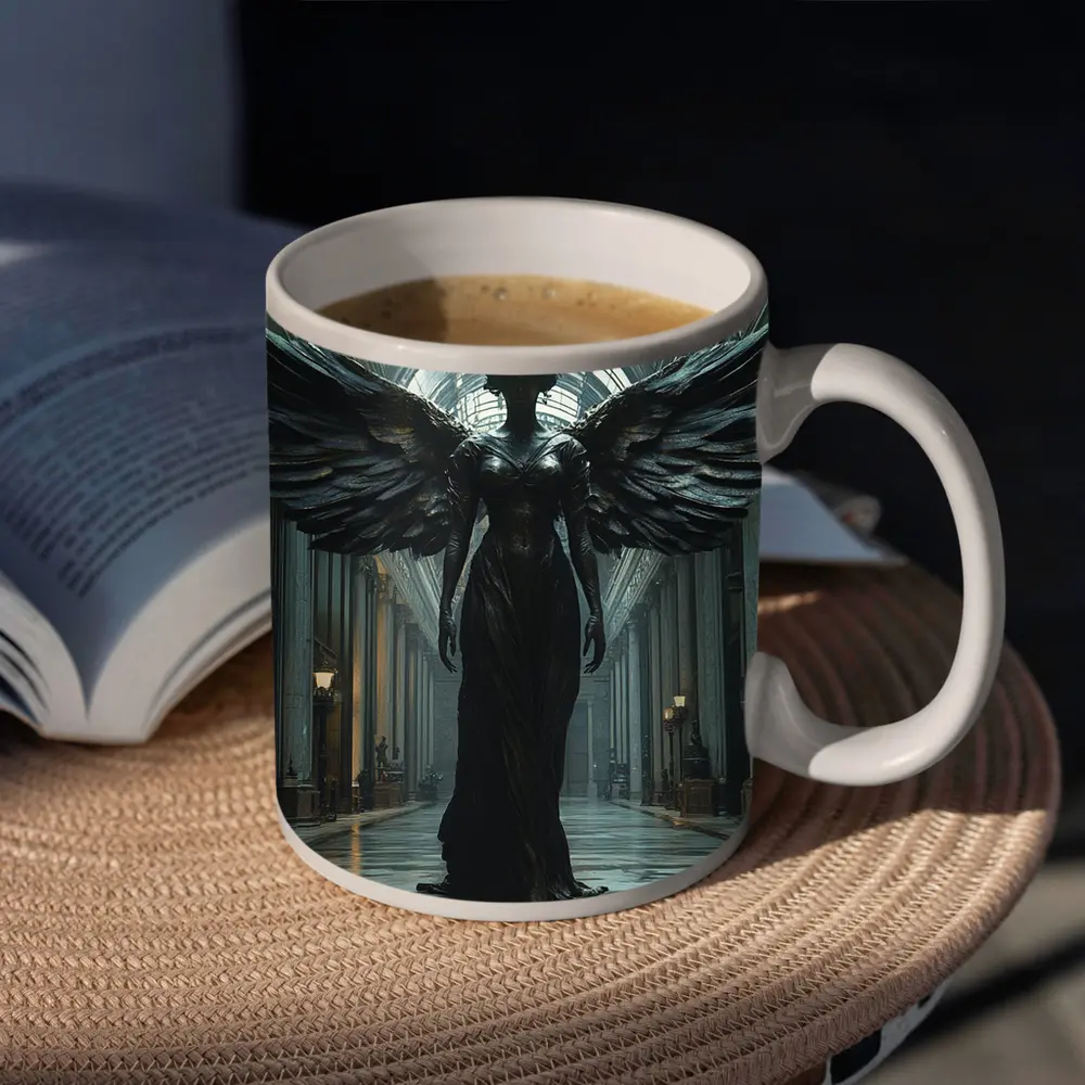Dark Angel Wings Gothic Museum Hall – Mugs