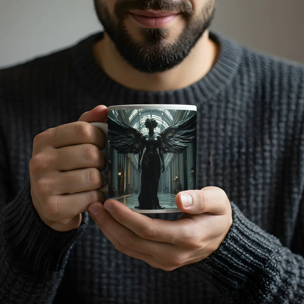 Dark Angel Wings Gothic Museum Hall – Mugs
