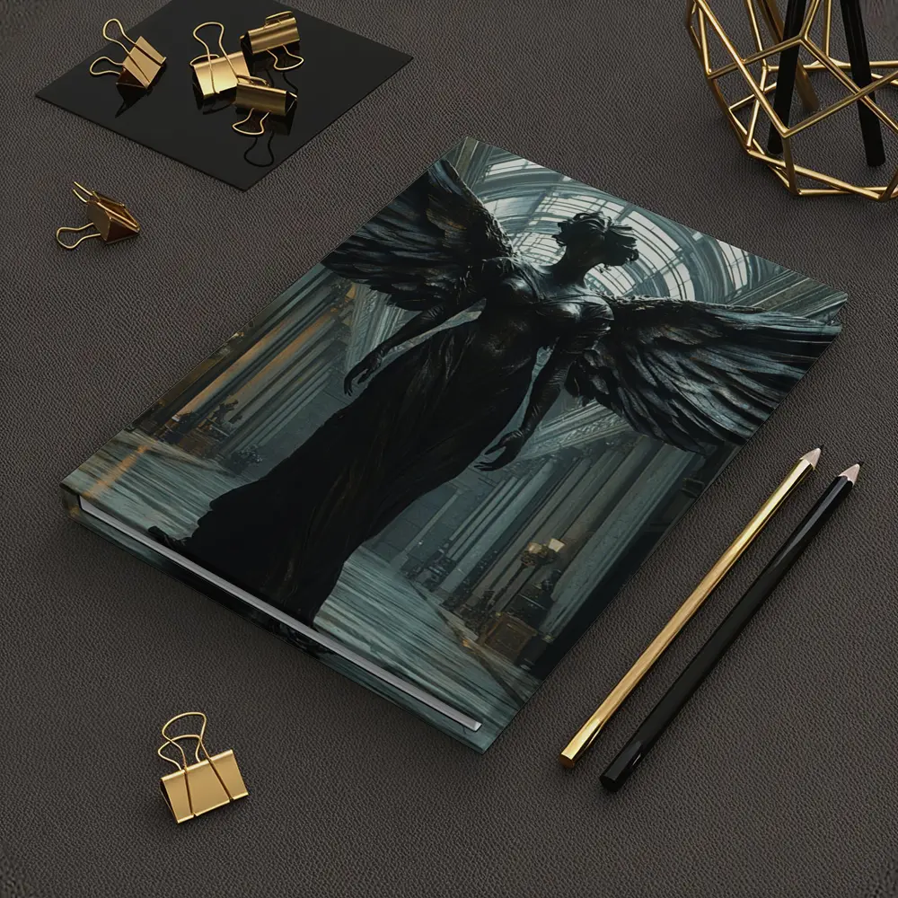 Dark Angel Wings Gothic Museum Hall – Notebooks