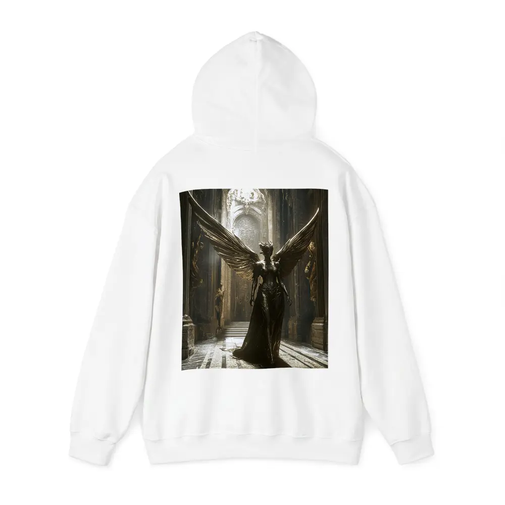 Dark Angel Statue Golden Wings Ancient Hall – Hoodies