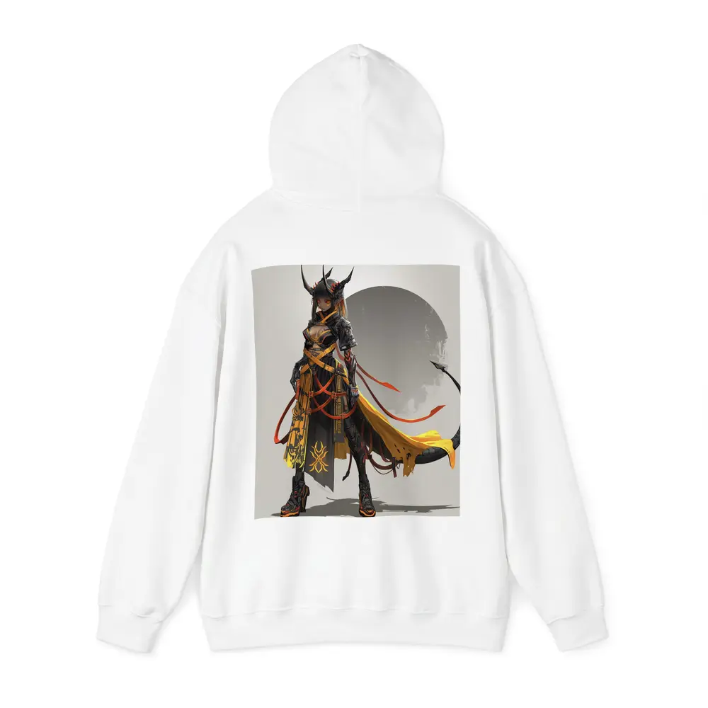 Dark Demon Warrior Girl Anime Fantasy Art – Hoodies