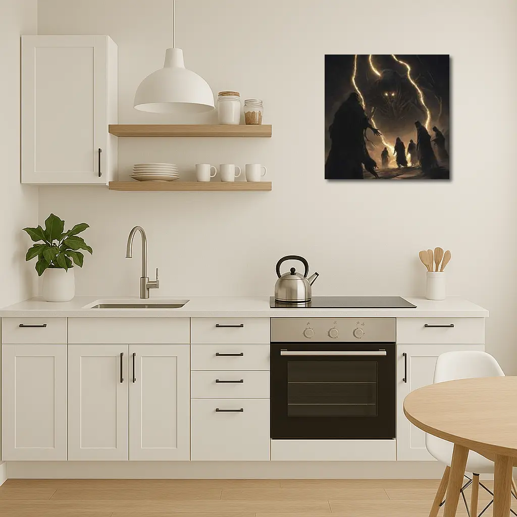 Dark Monster Robed Figures Fantasy Art – Wall Art