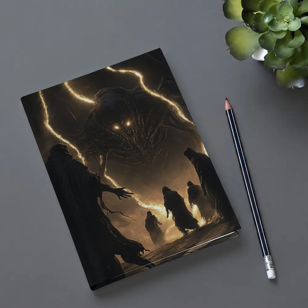 Dark Monster Robed Figures Fantasy Art – Notebooks