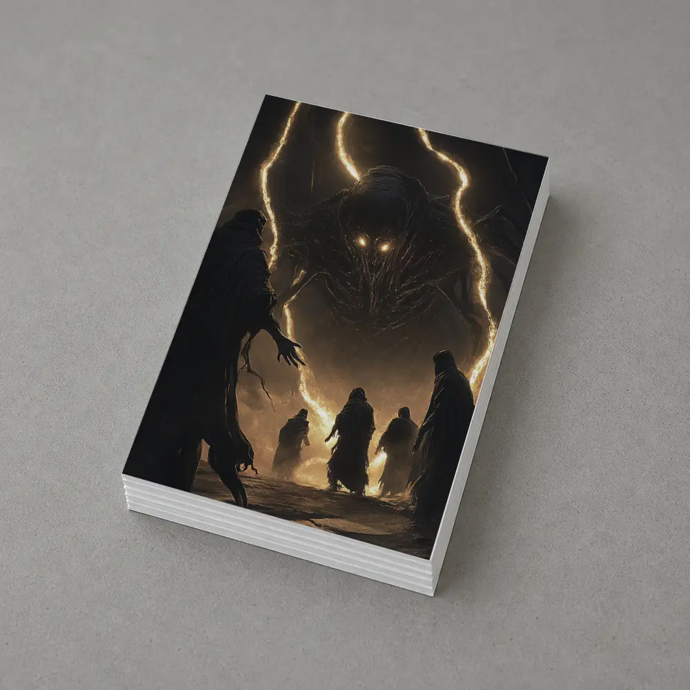 Dark Monster Robed Figures Fantasy Art – Postcards