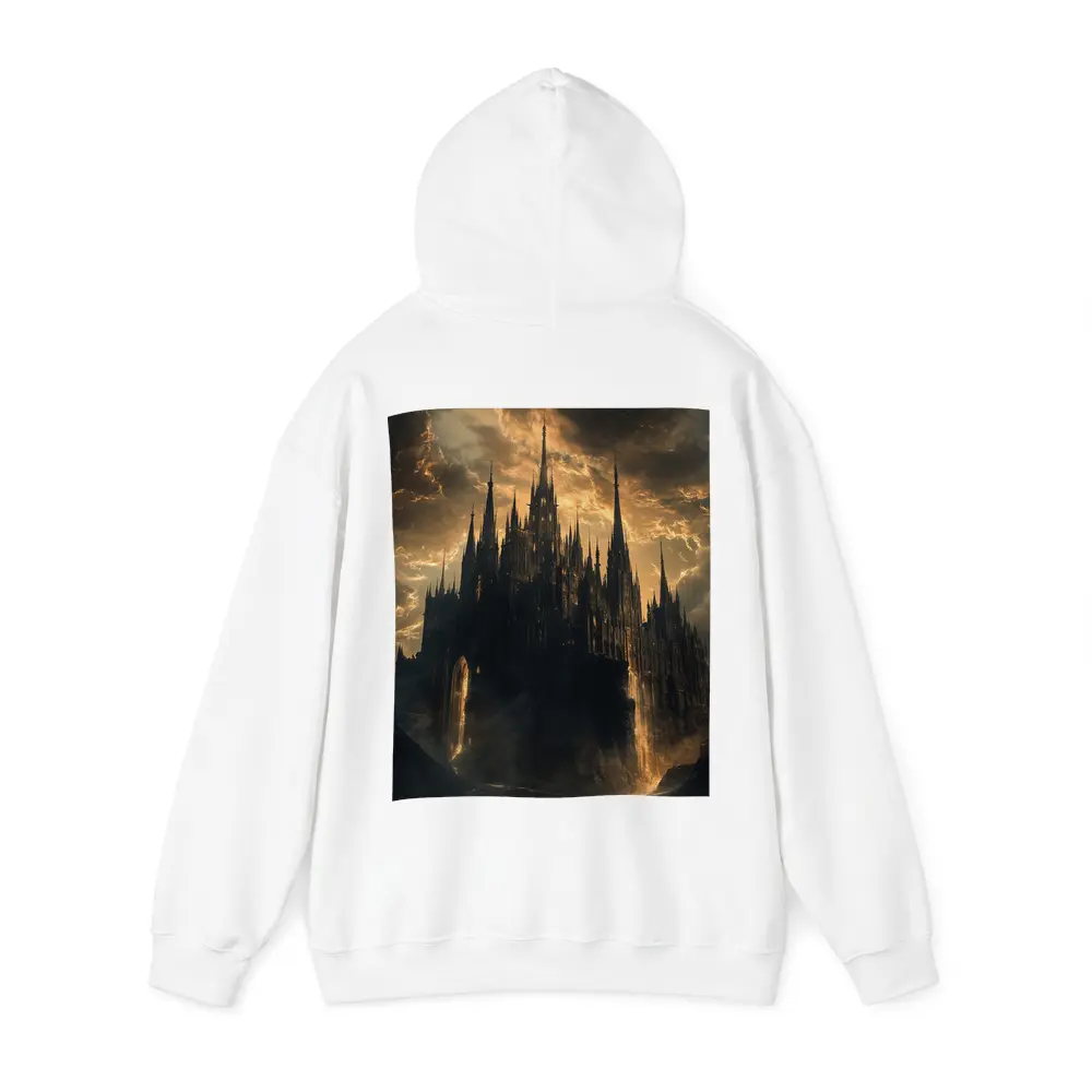 Dark Gothic Castle Dramatic Stormy Sky Fantasy – Hoodies