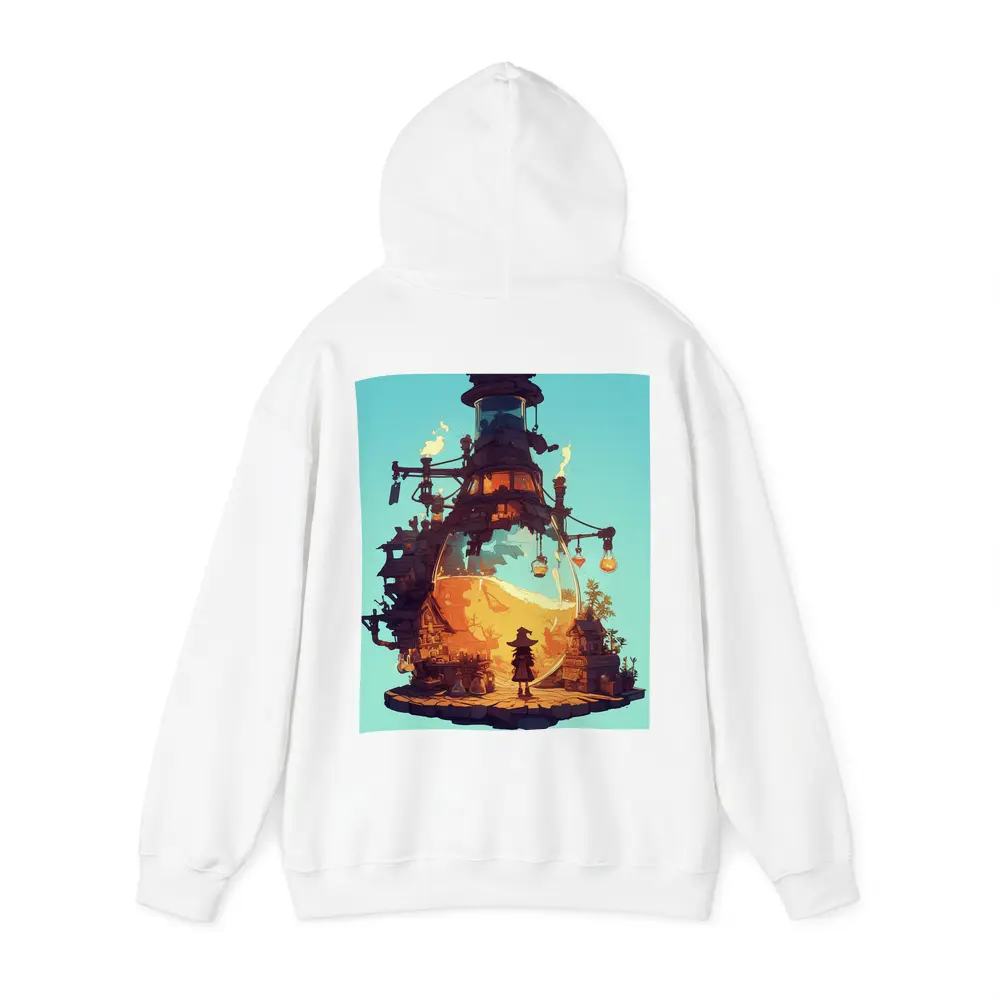 Witch Alchemist Tower Fantasy Steampunk Art – Hoodies