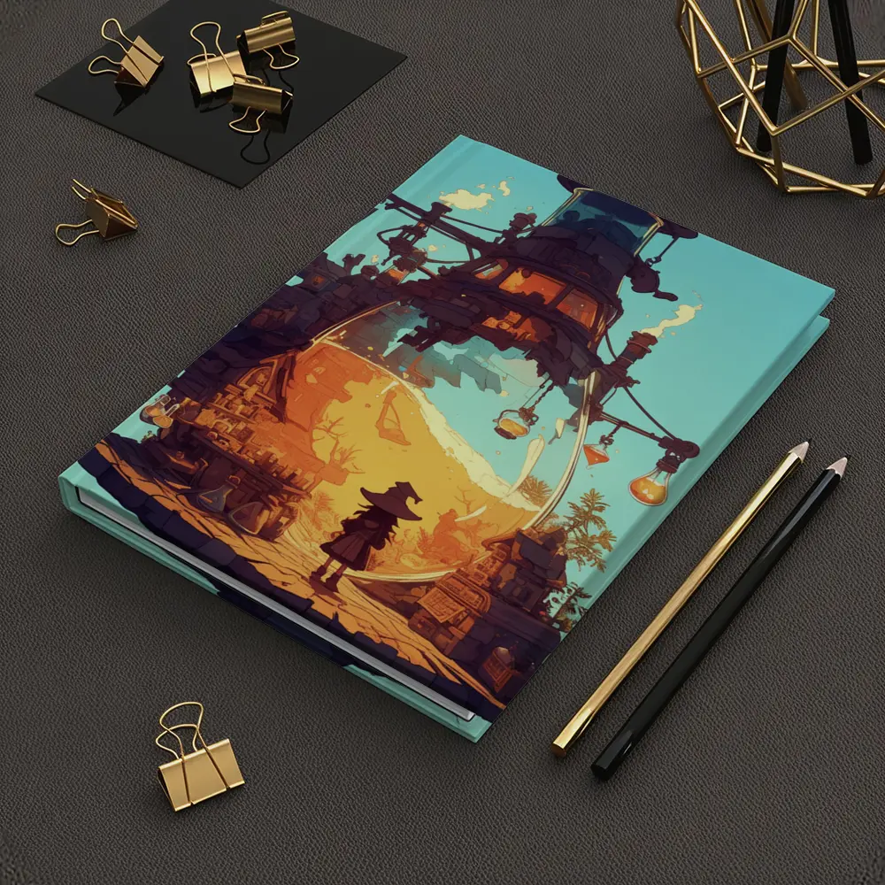 Witch Alchemist Tower Fantasy Steampunk Art – Notebooks