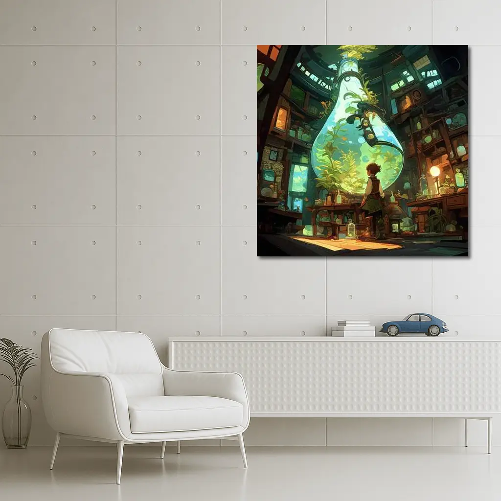 Anime Alchemist Laboratory Giant Potion Flask – Wall Art