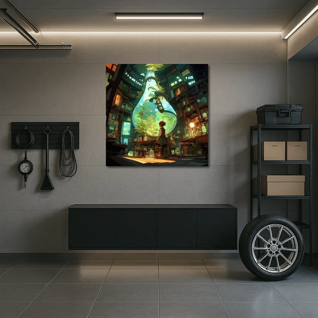Anime Alchemist Laboratory Giant Potion Flask – Wall Art