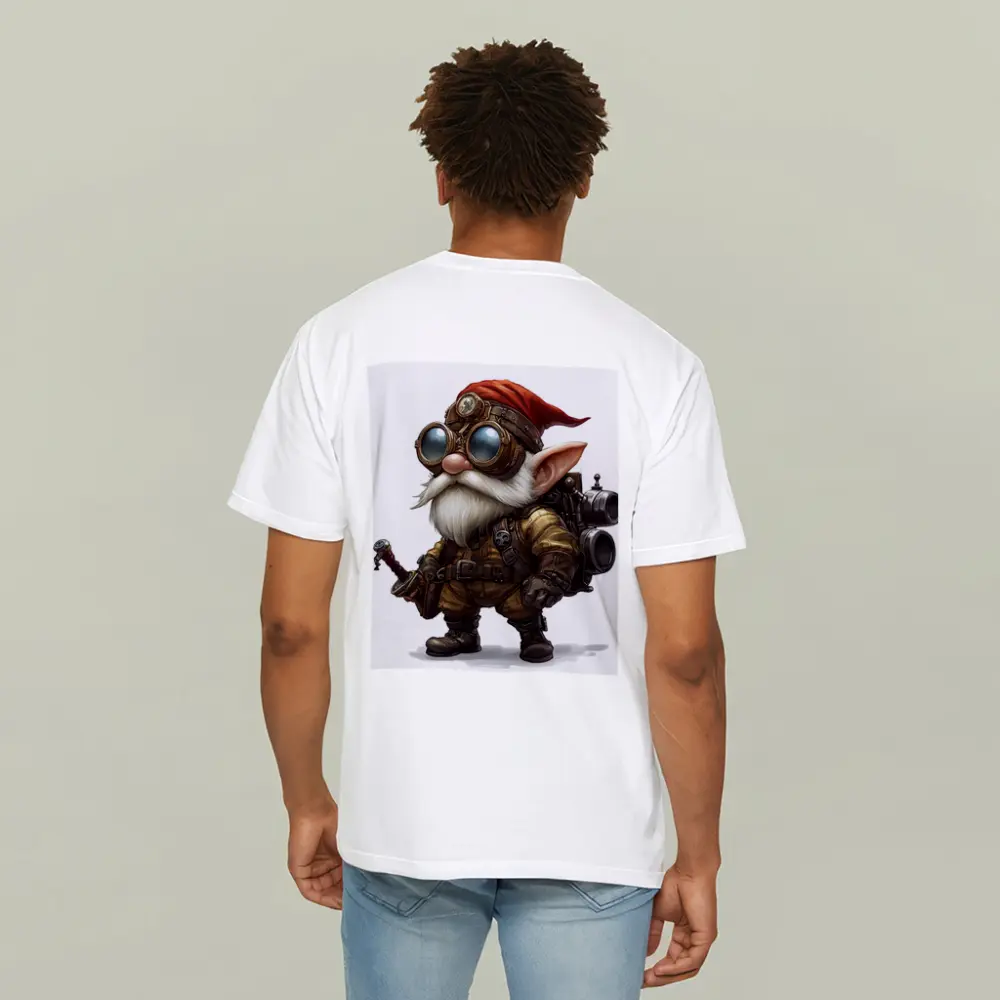 Steampunk Gnome Inventor Fantasy Character Art – T-Shirts