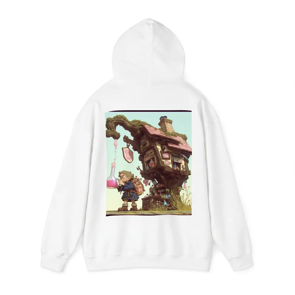 Fantasy Alchemist Boy Potion Shop Tree House – Hoodies