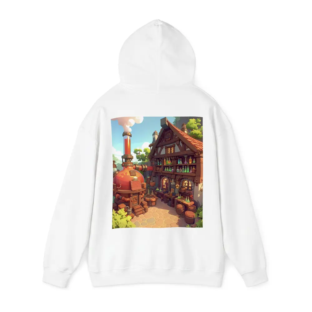 Fantasy Potion Shop Medieval Cottage Anime Art – Hoodies