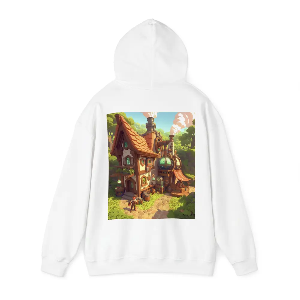 Steampunk Fantasy Cottage Forest Alchemist Shop – Hoodies