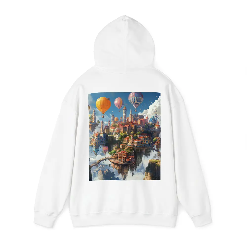 Fantasy Floating City Hot Air Balloons – Hoodies