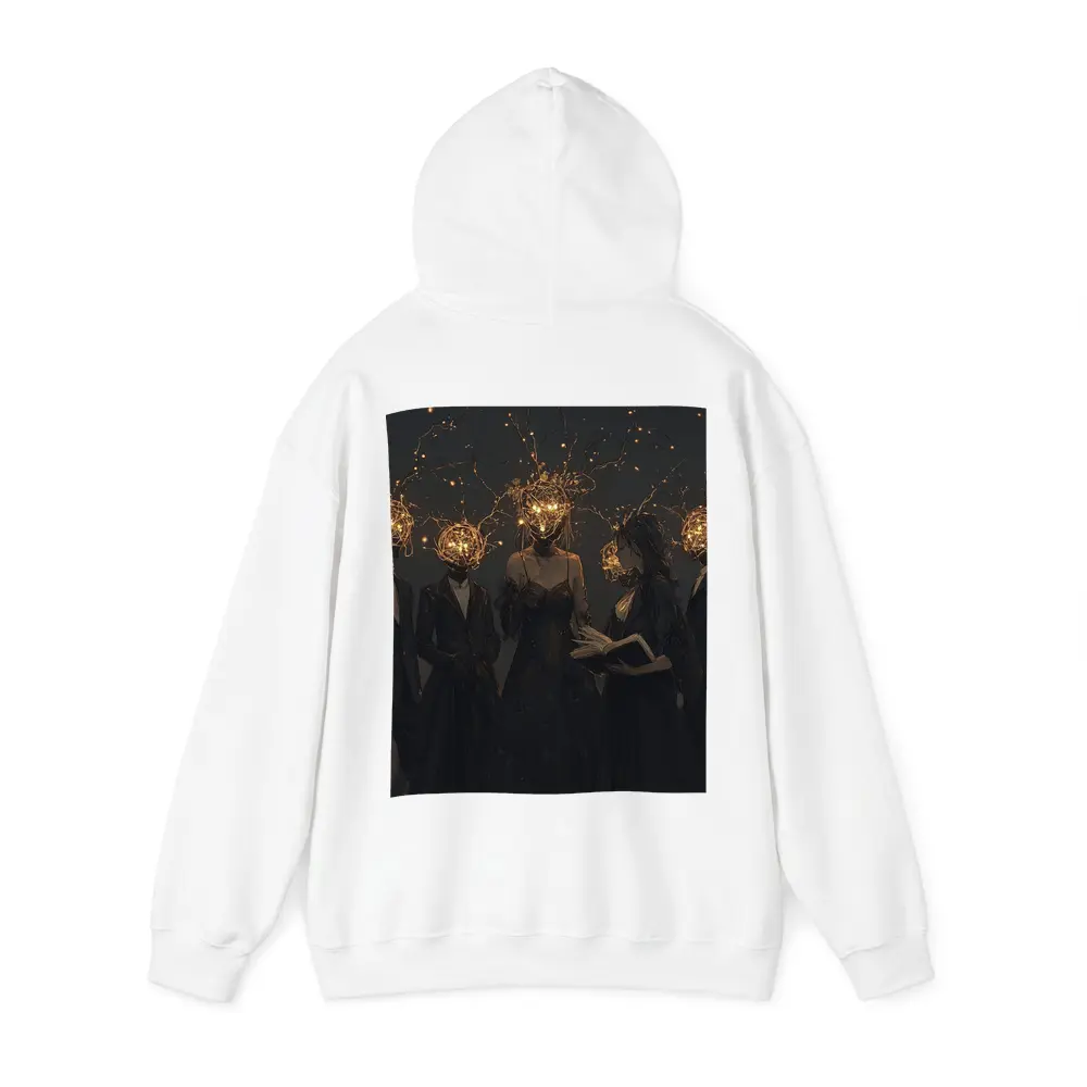 Dark Figures Glowing Twig Heads Fantasy Art – Hoodies