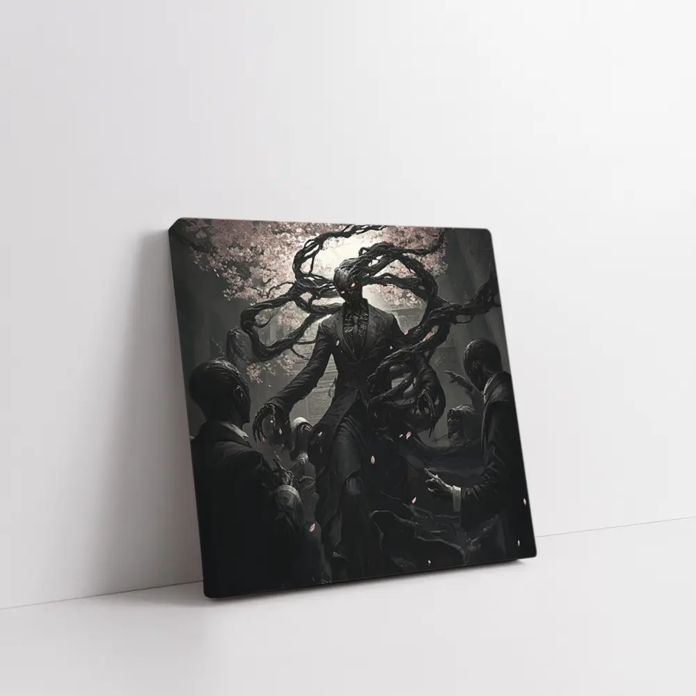 Dark Entity Cherry Blossom Gothic Fantasy Art – Wall Art