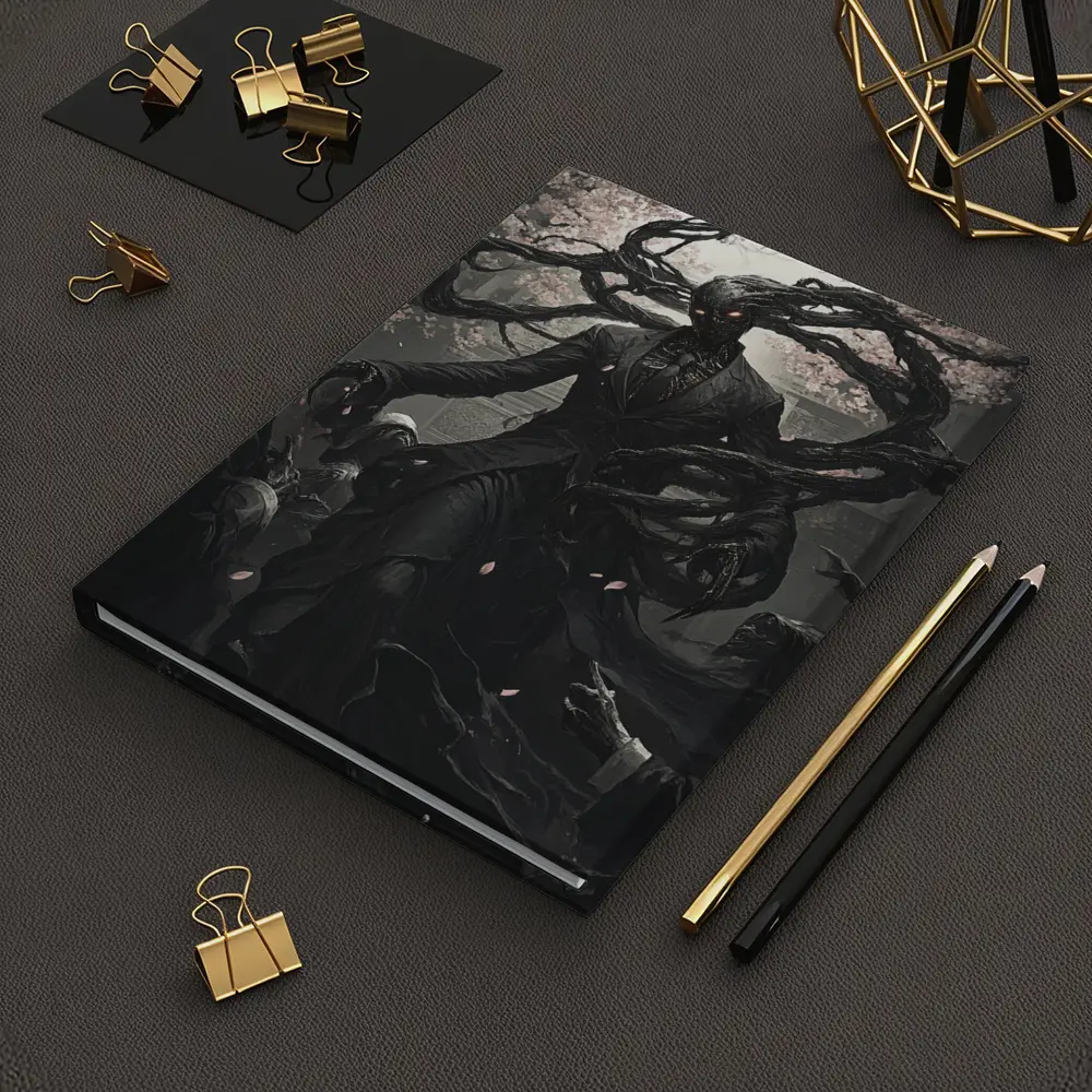 Dark Entity Cherry Blossom Gothic Fantasy Art – Notebooks
