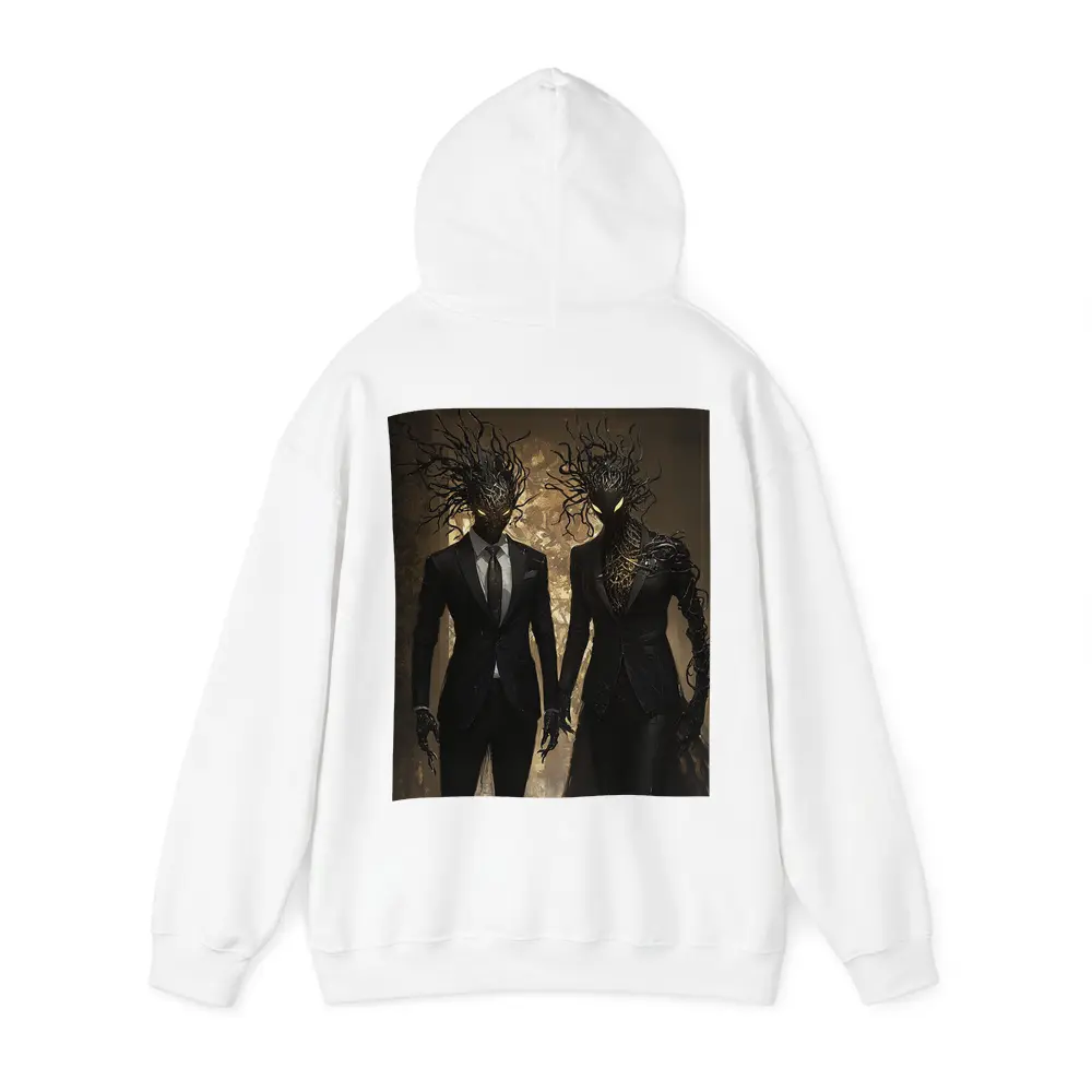Dark Creature Couple In Black Suits – Hoodies