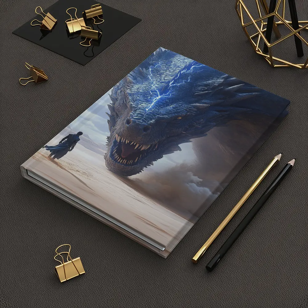 Dragon and Warrior in Desert Sands – Notebooks
