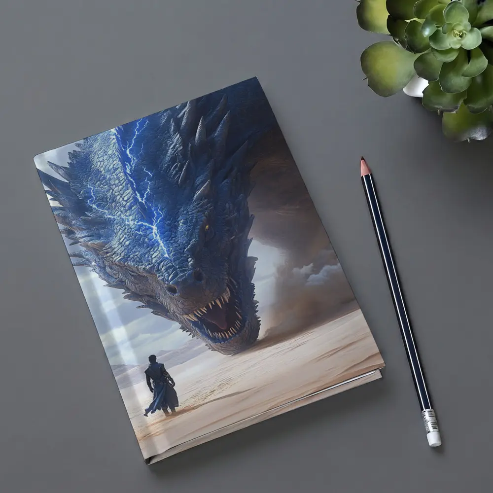 Dragon and Warrior in Desert Sands – Notebooks