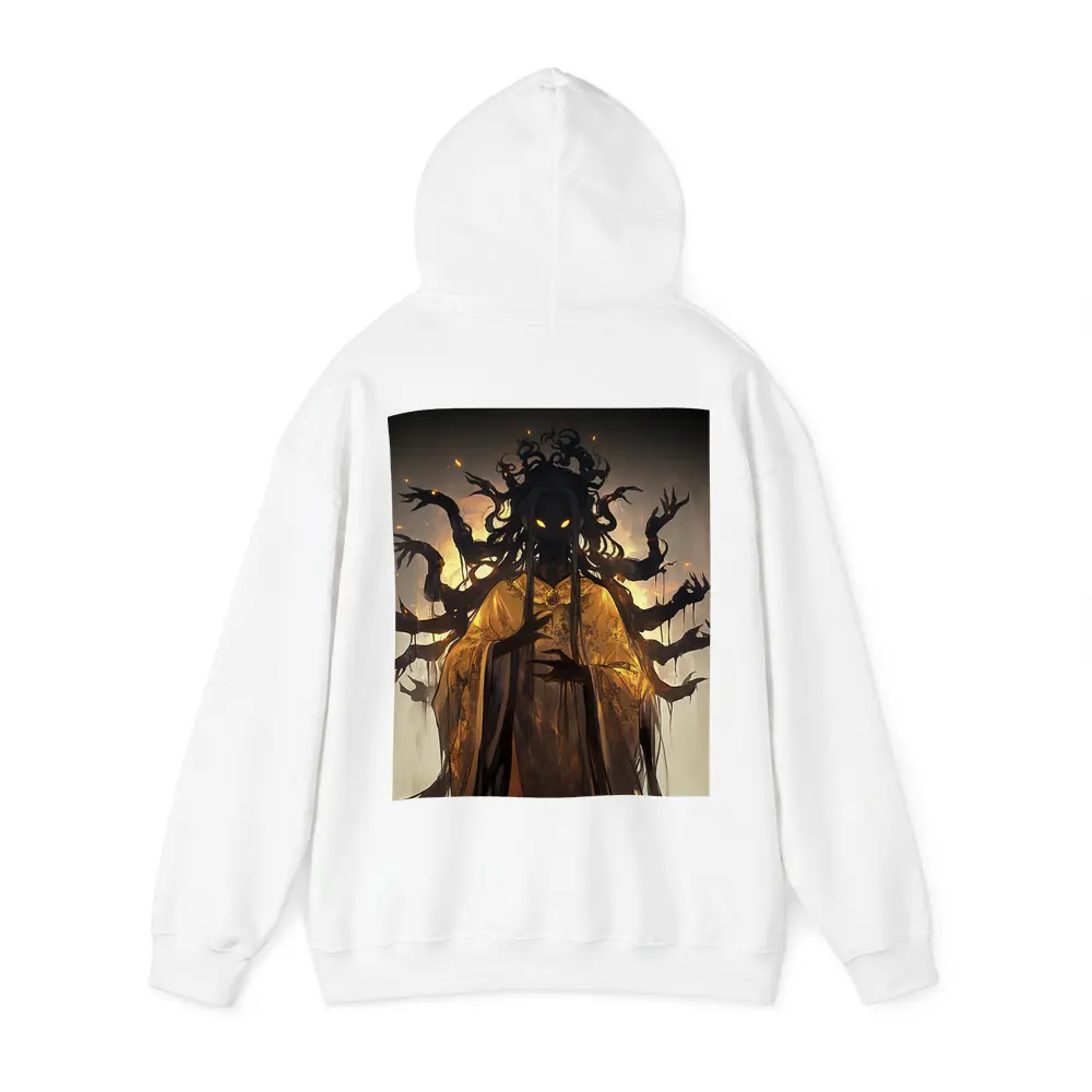 Dark Spirit Glowing Eyes Golden Robes Fantasy – Hoodies