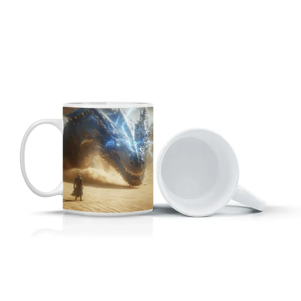 Blue Lightning Dragon Warrior Desert Confrontation – Mugs