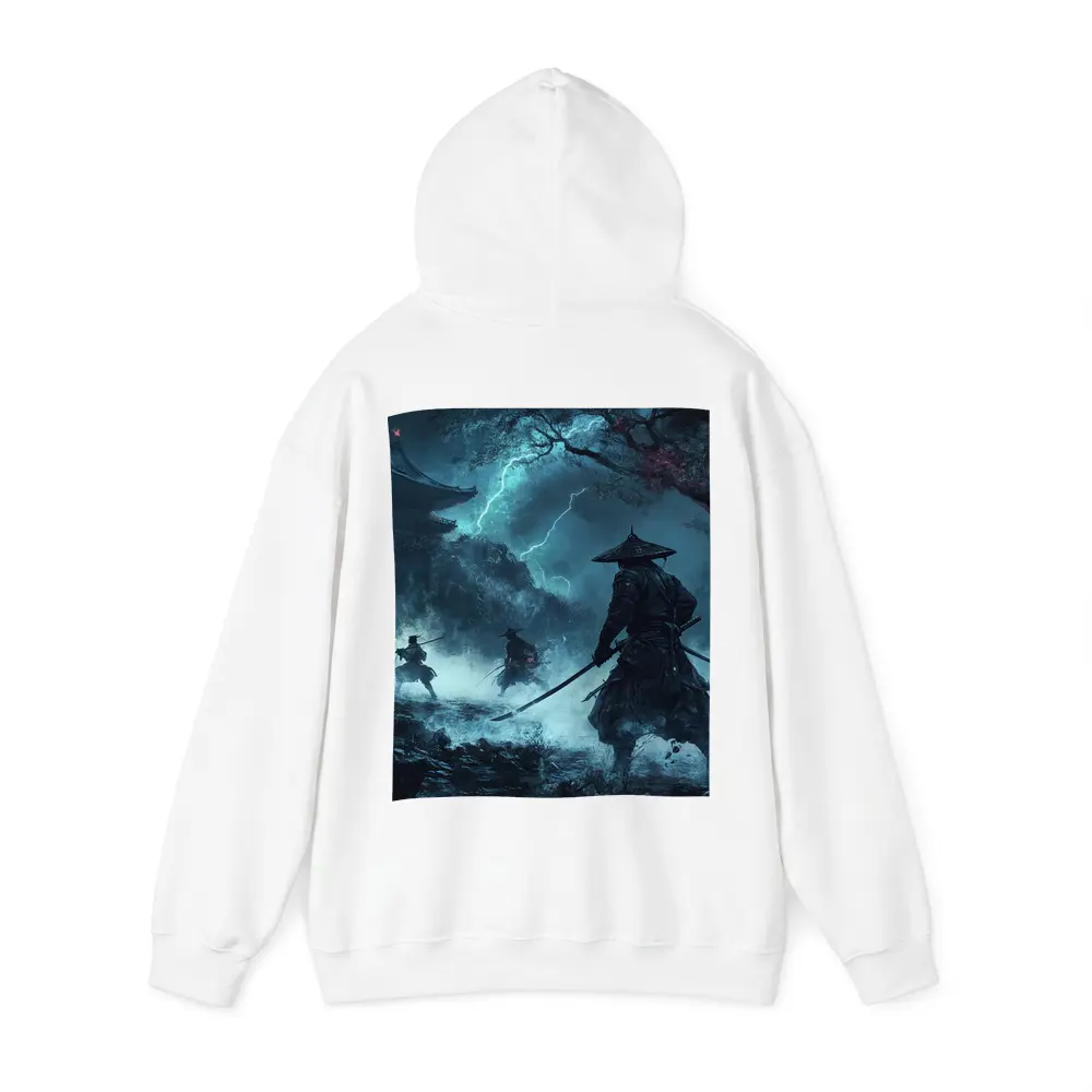 Samurai Warriors Storm Dark Mystical Temple – Hoodies