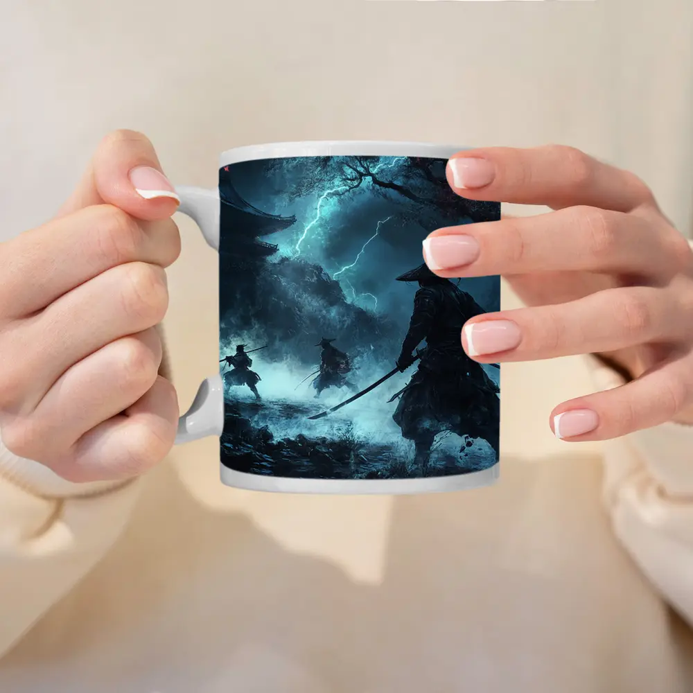 Samurai Warriors Storm Dark Mystical Temple – Mugs